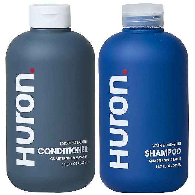 Huron Shampoo + Conditioner for All Hair Types; 2-pack (11.4 oz)
