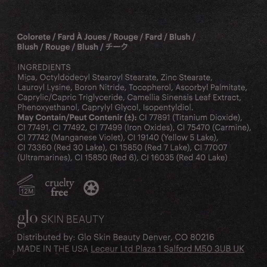 Glo Skin Beauty Blush (Sheer Petal) - Pressed Powder Blush for Cheeks, High Pigment Mineral Face Makeup Creates a Natural, Healthy Glow