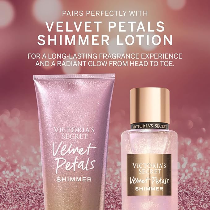 Victoria's Secret Body Fragrance Mist, Velvet Petals Shimmer - 8.4 fl oz