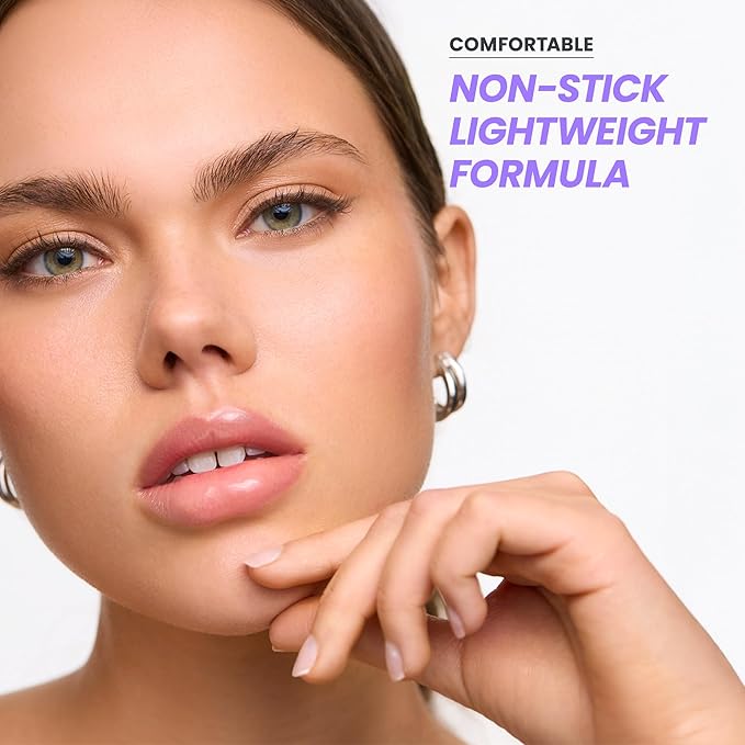 Wonderskin Lip Gloss - Clear Shine Top Gloss, Long Lasting Gloss