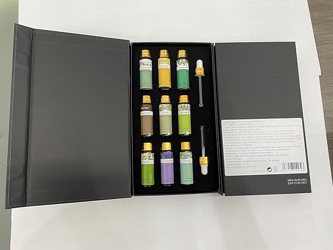 PHATOIL Essential Oil Set for Skin Care, Massage, Diffuser, Aromatherapy