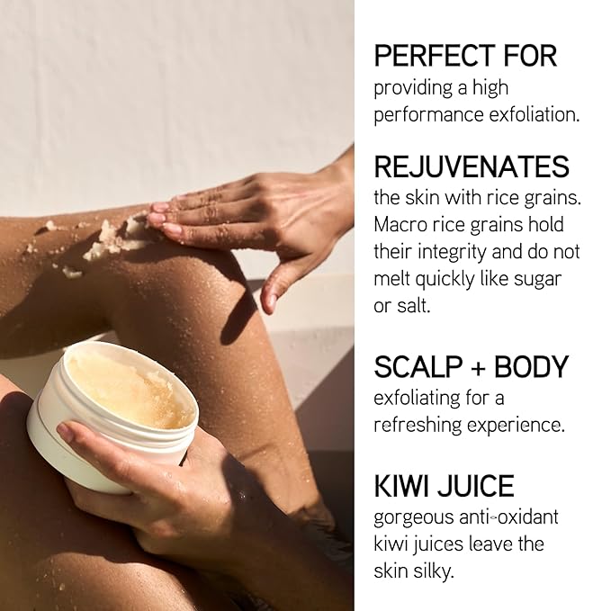 Iles Formula Scalp + Body Exfoliant: Vitamin E & Kiwi, Removes Buildup
