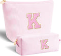 Btffitting Gifts for Teen Girls Women - Birthday Gifts for 10 11 12 13 14 15 16 17 18 Years Old Girl,Makeup Bag Cosmetic Bag,Teacher Gift Trendy Stuff Toiletry Bag - Pink,K