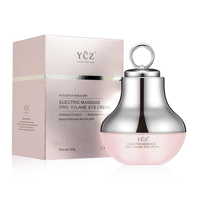 Ycz Red-Glow Electric Massage Eye Cream for Fading Dark Circles, 1.76 Fl Oz
