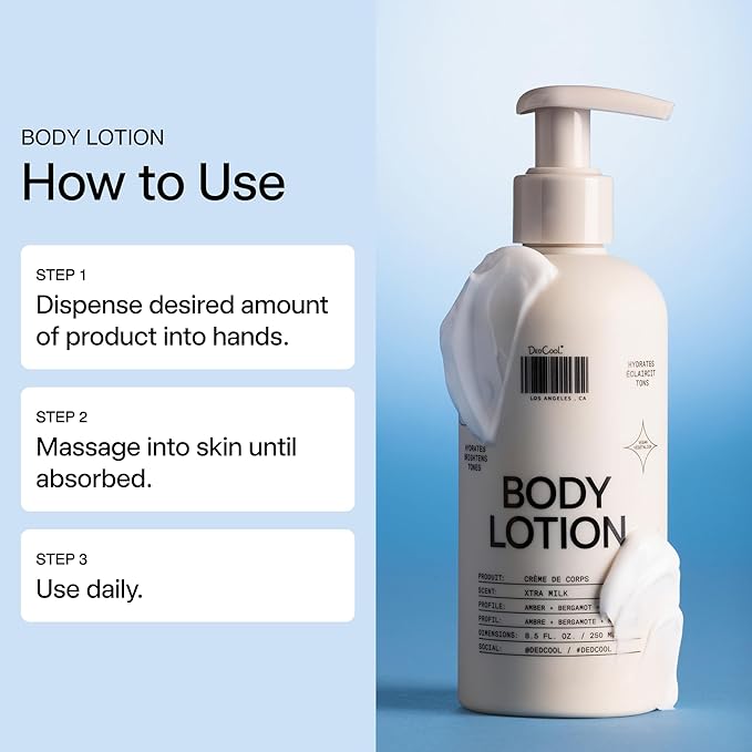 DedCool, Body Lotion, 01 Taunt, Ceramides & Snow Mushroom, 8.5 fl oz