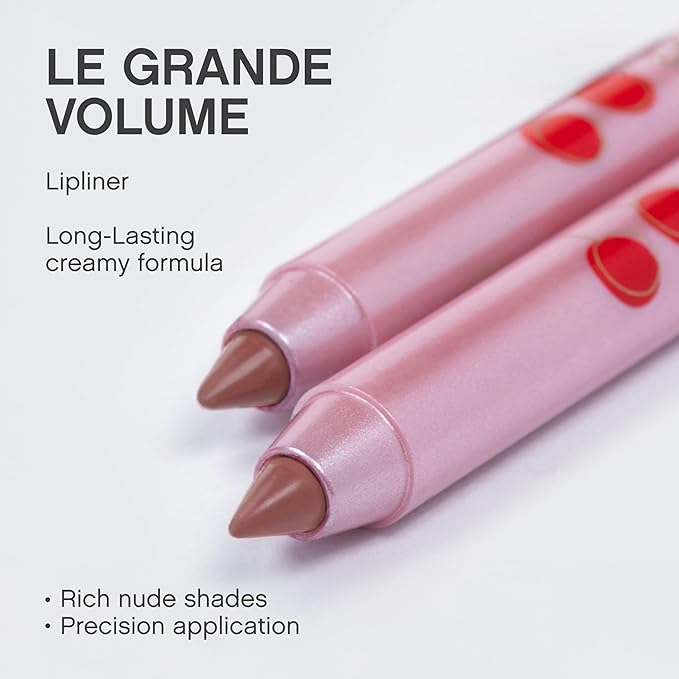 Vivienne Sabó Gel Lipliner Le Grand Volume Sharpenable, Long-Lasting Smudge-Proof Lip Liner & All-Over Lip Color, Creamy Precision Formula, Comfortable Wear, 07 Brownish pink