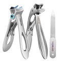 Toenail Clippers for Thick Toenails for Seniors – Vepkuso Ultra Sharp Nail Clippers for Women Large German Fingernail Clippers Cutter Set for Tough Nails, Men, Adult,Gift Idea