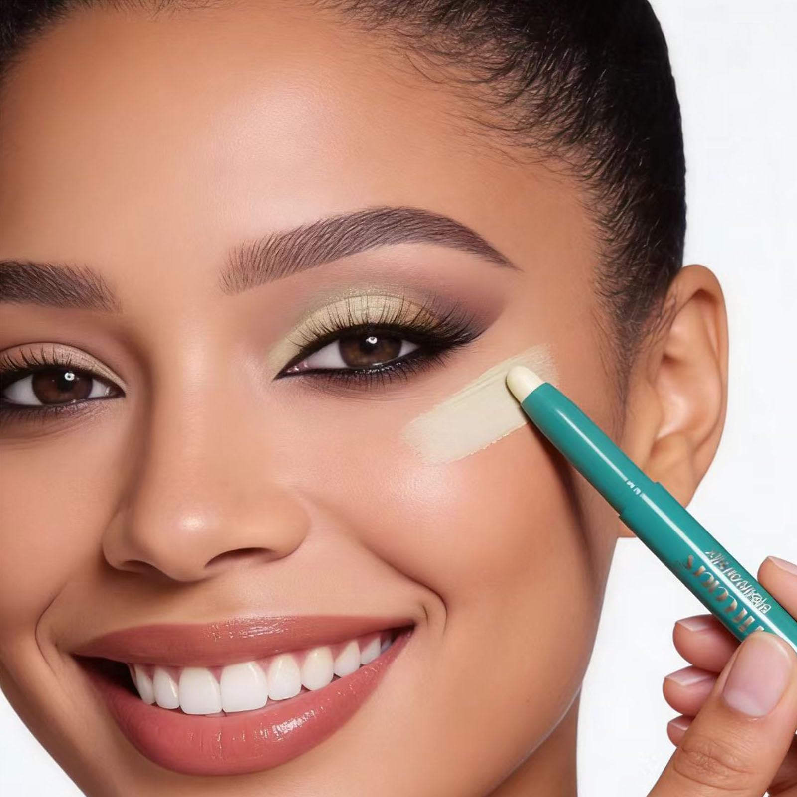 TWLBXMG Eyeshadow Stick Eye Shadow Brightener Stick Eyeliner Pencil Cream Shimmer Glitter Smooth Eyeshadow Pencil Nude Korea Primer Highlighter Natural Waterproof Long Lasting # 06