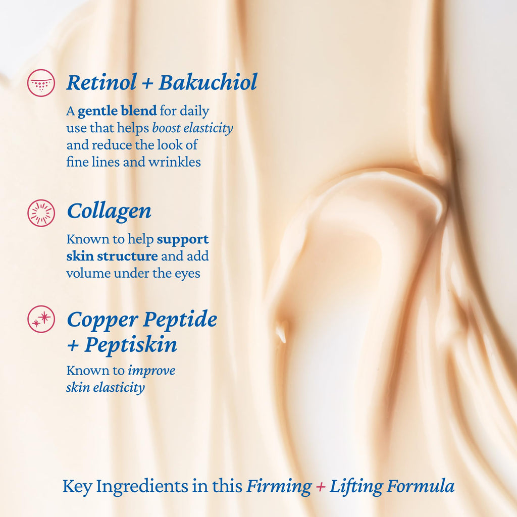 belif Retinol Firming Eye Serum – Aqua Bomb Lifting Eye Gel with Collagen & Bakuchiol for Puffiness, Fine Lines & Wrinkles, Peptide & Hyaluronic Acid, Korean Skin Care