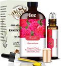 MLYNKL Geranium Essential Oil,Geranium Oil for Massage Home,4 fl oz