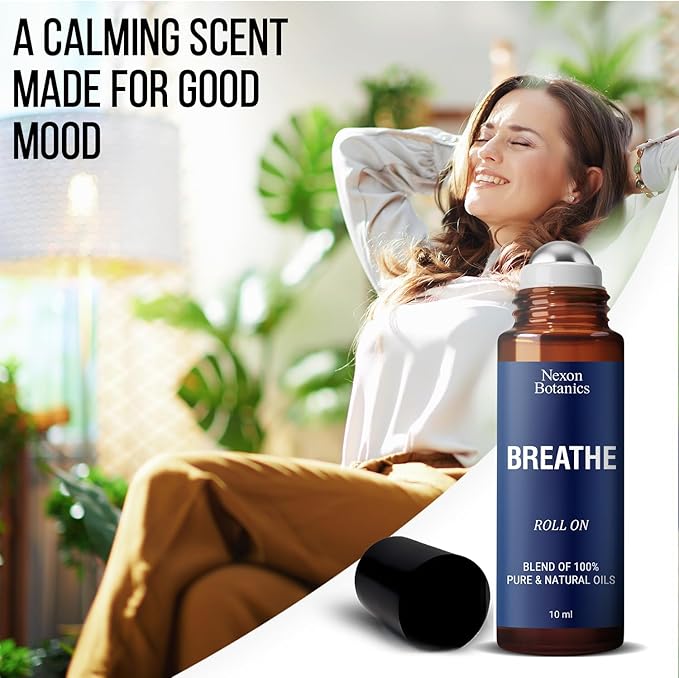 Breathe Essential Oil Roll-On 10 ml - Eucalyptus Essential Oil Roller
