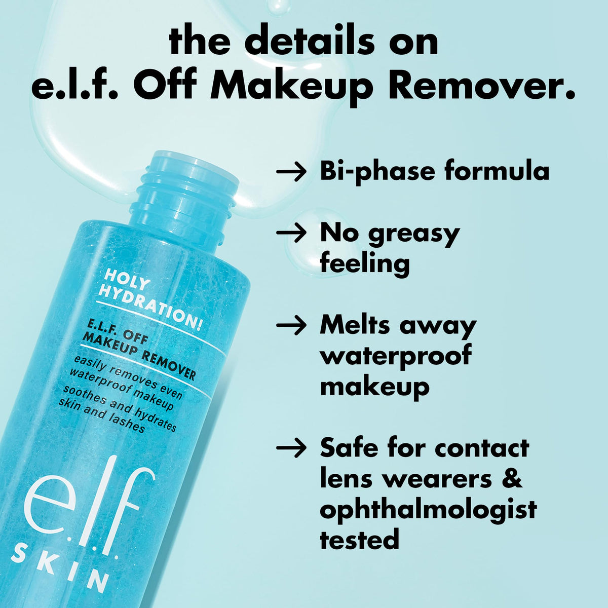 e.l.f. el.f. SKIN Holy Hydration Off Makeup Remover
