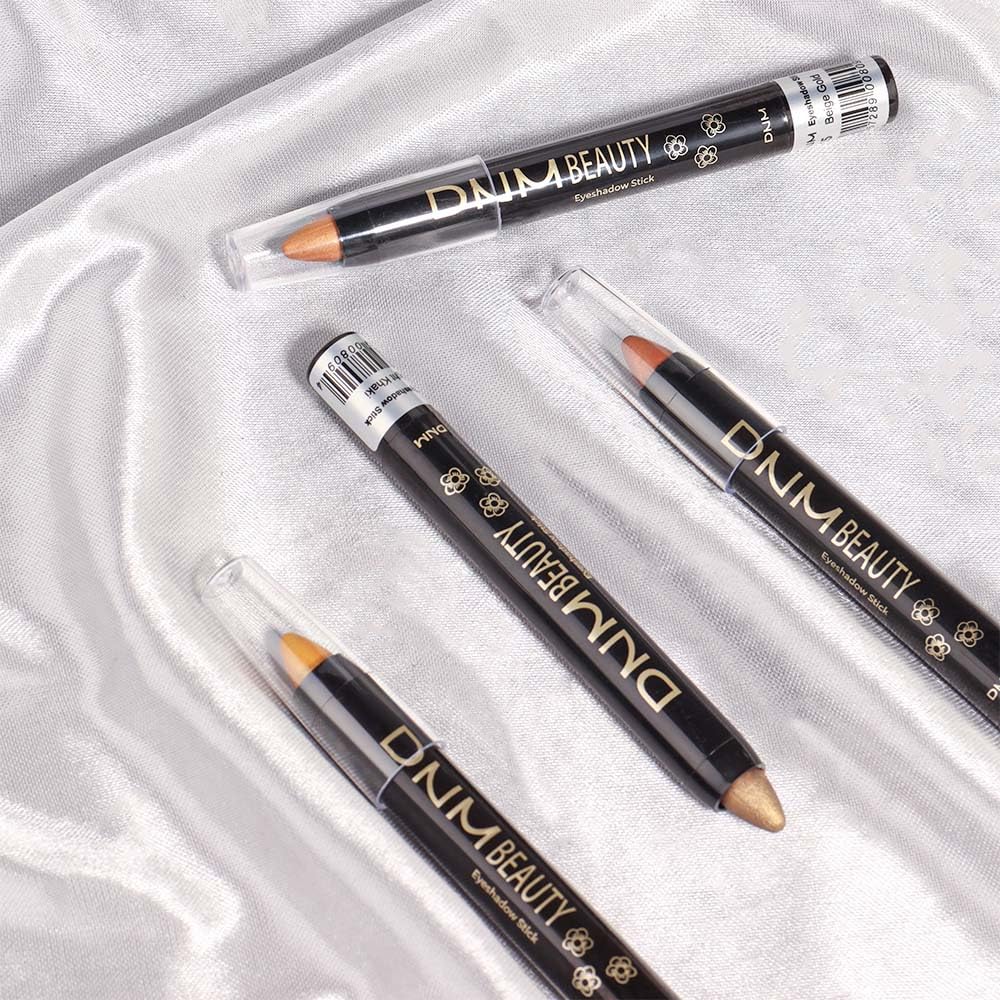 evpct Beige Gold Shimmer Cream Eye Shadow Brightener Sticks Set for Eyes, Gold Shimmery Matte Pencil Eye shadow Applicator Stick Pen Palette Makeup Waterproof sombras en crema para ojos 15#