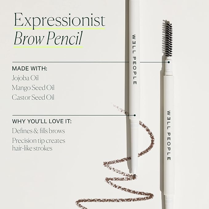 Well People Expressionist Brow Pencil, Deep Brown
