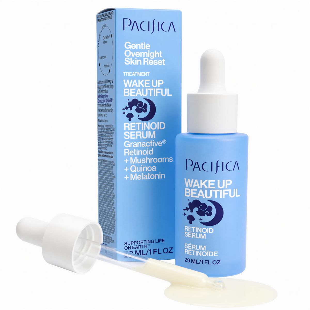 Pacifica Vitamin C Face Serum - Glow Baby Booster Facial Serum 2-PACk - Glycolic Acid - Dark Spot Corrector Anti Aging Brightening - Dermatologist Tested, Fragrance Free Clean Skin Care