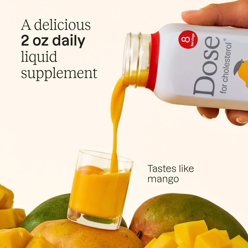 DOSE for Cholesterol Supplements, 16oz Bottle, 6 Pack