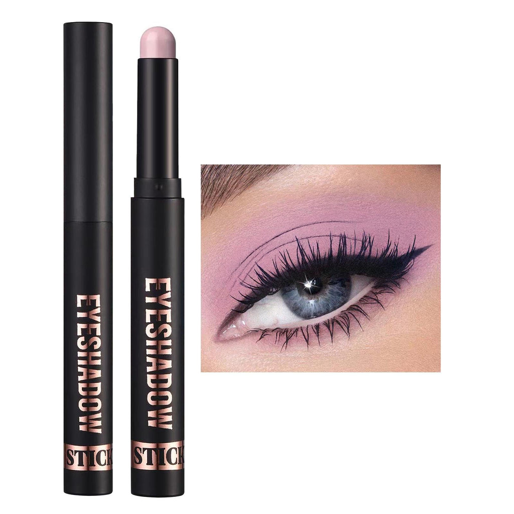 Wavuketu Purple Mauve Eyeshadow Stick Blendable Cream Eyeshadow Hypoallergenic Neutral Eye Shadow Stick, Waterproof Long Lasting High Pigmented Smokey eyeshadow Pencil (17# Mauve Matte)