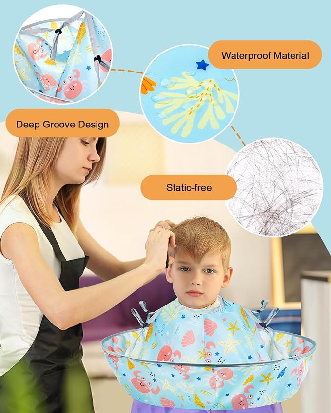 Lictin Haircut Capes Umbrella for Kids - Haircut Cape Kids