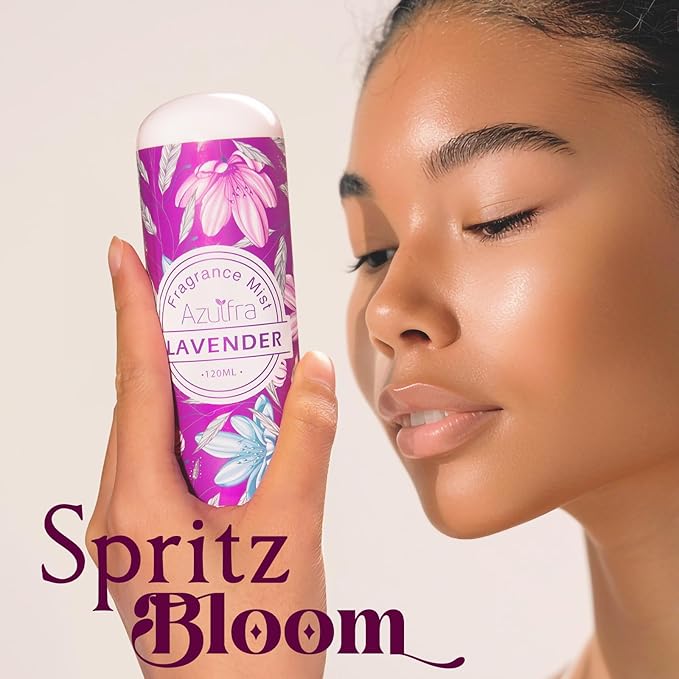 Azulfra Body Spray for Wowen, Lavender body mist, 4 fl.oz Fragrance Mist Gift Set