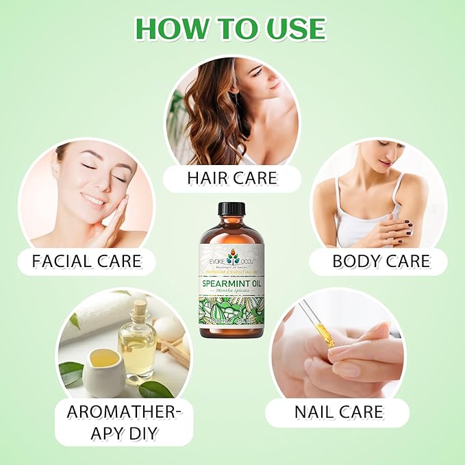 EVOKE OCCU Spearmint Oil for Face, Hair & Scalp Care