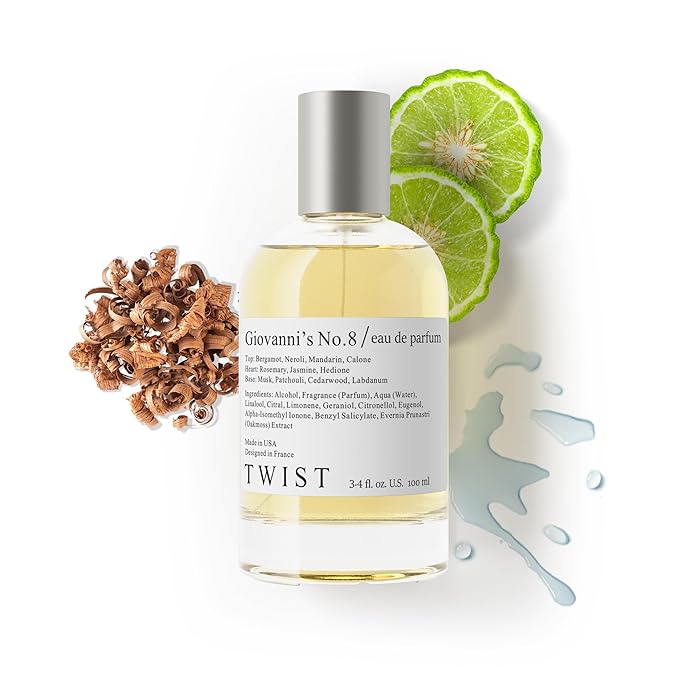 Twist G.iovanni’s No.8 Long Lasting Perfume for Men Inspired by Acqua D. G.