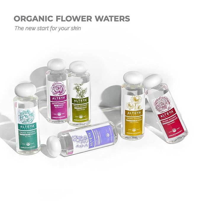 Alteya Organics Rose Water USDA Certified Organic Facial Toner, 8.5 Fl Oz
