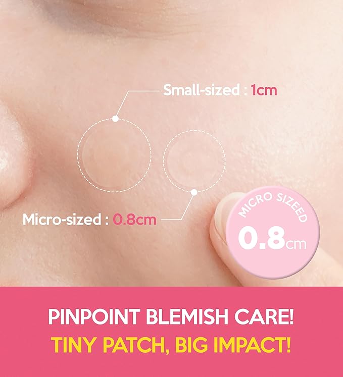 Troubless Invisible Plus Spot Patch - Hydrocolloid (0.8cm & 1cm, 123 EA)
