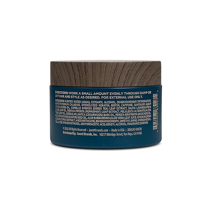 Blackstone Men's Grooming Hair Thickening Pomade - Pliable Hold with Matte Finish | Paraben & | Sea + Surf Scent (4 Oz)