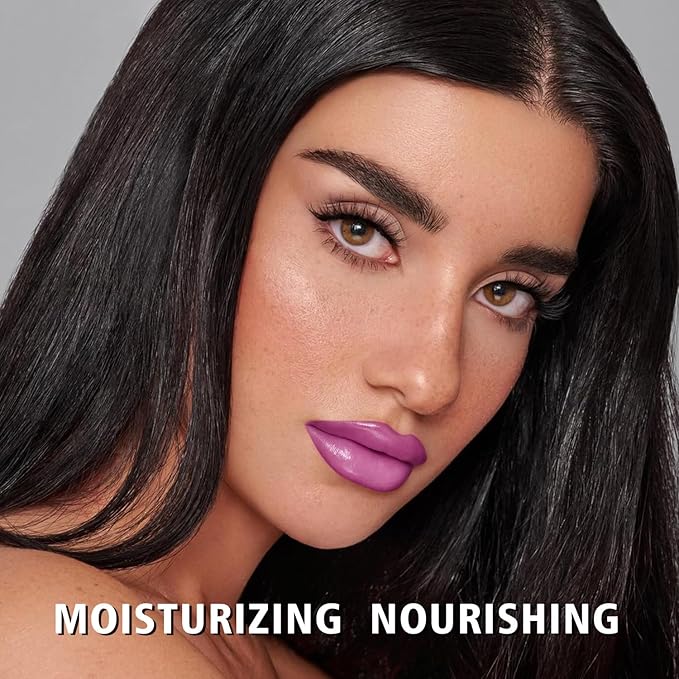 MAKI YIKA 3Pc Moisture Lipsticks for Women Nude Pink Purple Lipstick