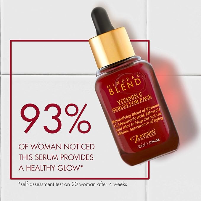 Premier Vitamin C Facial Serum with Hyaluronic Acid & Rose Hip 1.7 fl oz