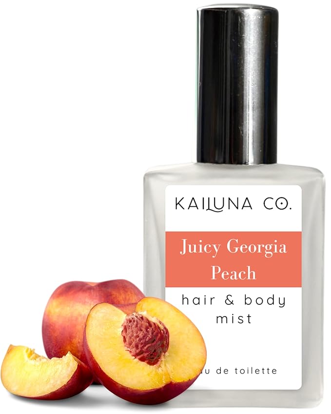 Kailuna Co. Juicy Georgia Peach Essential Oil Hair & Body Mist, 0.5 Fl Oz