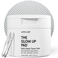 JAXON LANE Glow Up AHA PHA Korean Exfoliating Face Pads for Men, 60 Count