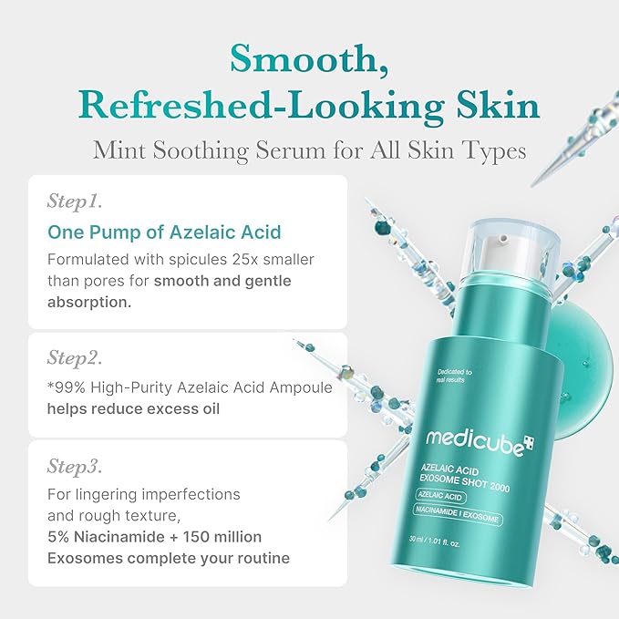 medicube Exosome Shot Azelaic Acid 2,000 PPM Spicule Facial Serum