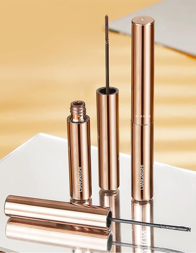 Black & Brown Tubing Mascara for Older Women, Lengthening & Volumizing