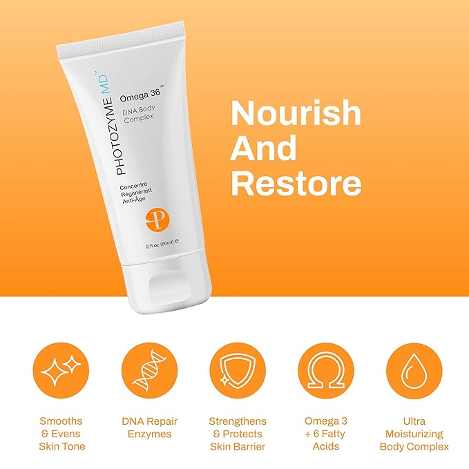 Photozyme Anti Aging Face & Body Lotion, Helps Improve Sun Damage, 2 fl oz