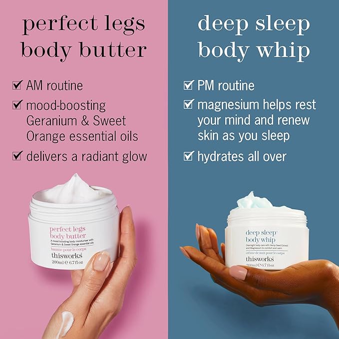 THISWORKS Perfect Legs Body Butter - Hemp, Shea & Hyaluronic Acid