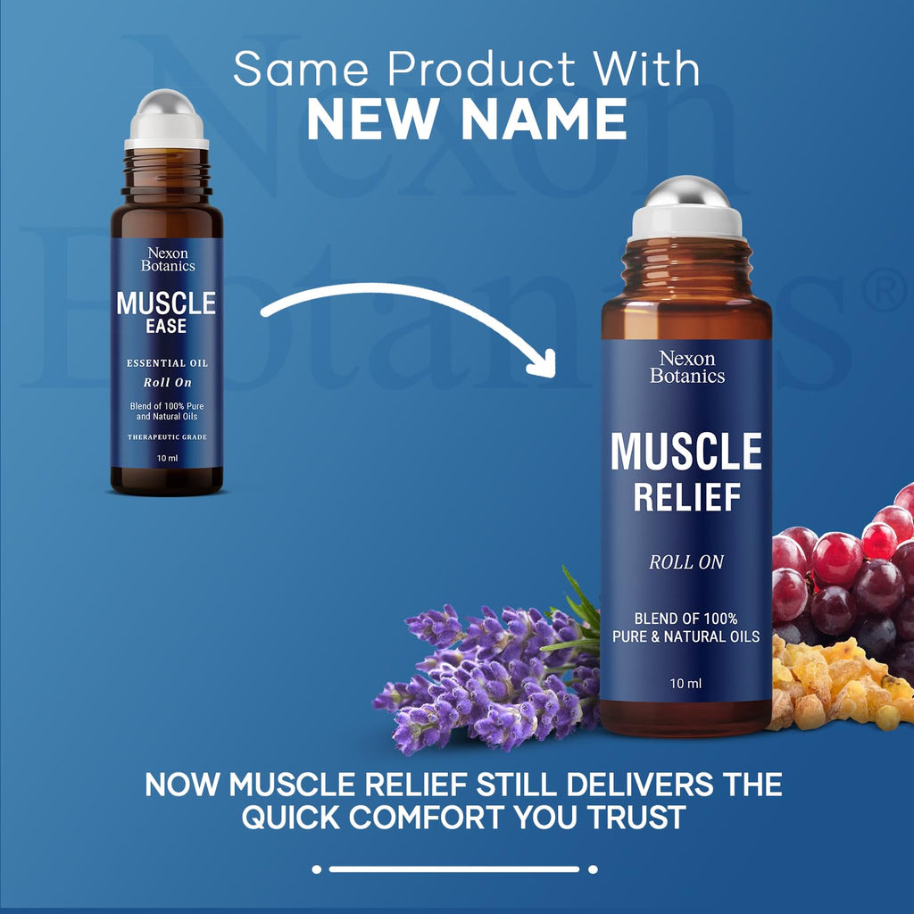Muscle Relief Essential Oil Roll-On 10 ml - Muscle Oil for Deep Relaxation