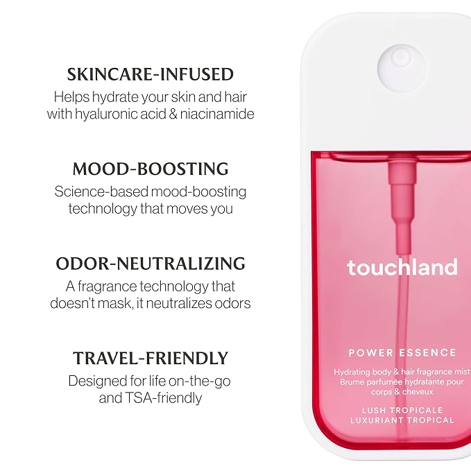 Touchland Body & Hair Fragrance Mist, 2 FL OZ - Lush Tropicale