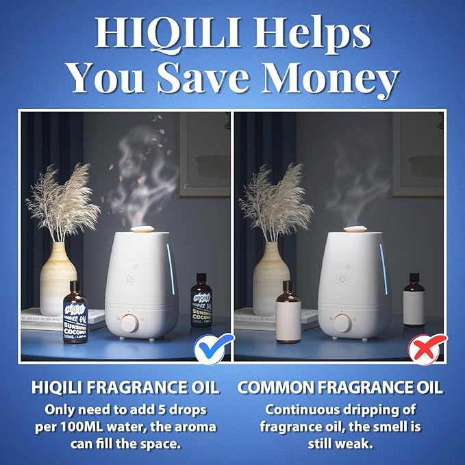 HIQILI Sunshine Coconut Fragrance Oil for Diffuser, Candle & Soap