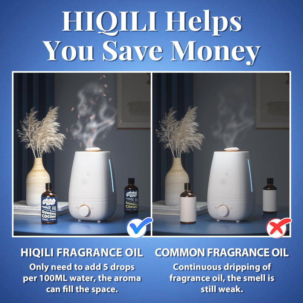 HIQILI Sunshine Coconut Fragrance Oil for Diffuser, Candle & Soap