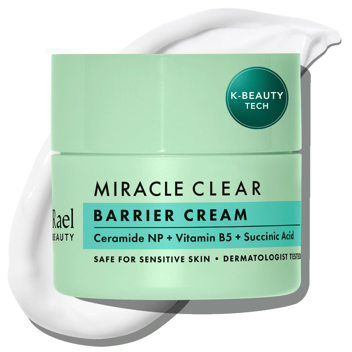 Rael Miracle Clear Skin Barrier Cream Daily Moisturizer, K-Beauty (1.8 oz)