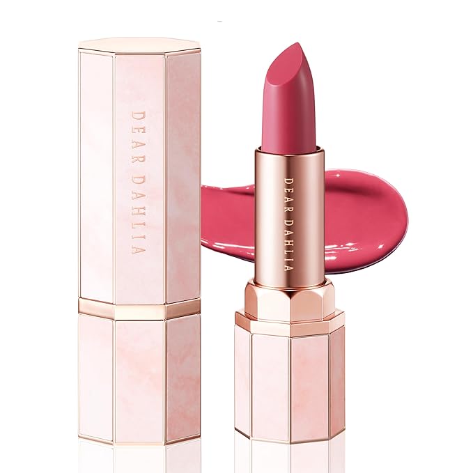 DEARDAHLIA Lip Paradise Sensual Lip Glow (Kylie) - Hydrating Vegan Lipstick with Glossy Finish, Vibrant Color, Smooth Application, Natural Radiant Glow & Shea Butter Nourishment, 0.11 oz