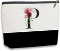 kdxpbpz Initial Makeup Bag, Personalized Gifts for Women, Personalized Makeup Bag, Bridesmaid Gifts, Cosmetic bags for Women (Letter P)