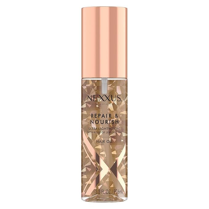 Nexxus Styling Hair Care Hair Oil Repair & Nourish Ultra Lightweight Hair Oil, Powered by STYLEPROTECT Technology 4 oz