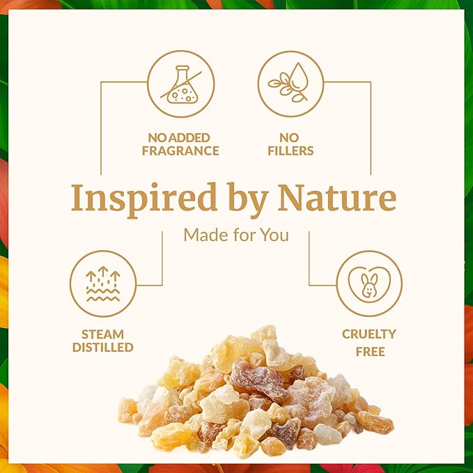 SVA Frankincense Essential Oil in Glass Bottle, 1/3 Fl Oz (10 ml)