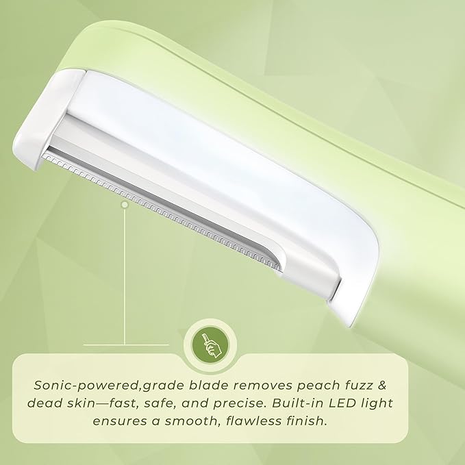 WLU Dermaplane Razor for Women Face, Peach Fuzz Removal & Exfoliation