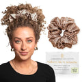 Curlfriend Oversized Silk Scrunchies for Women, XL, Leopard/Cheetah Print