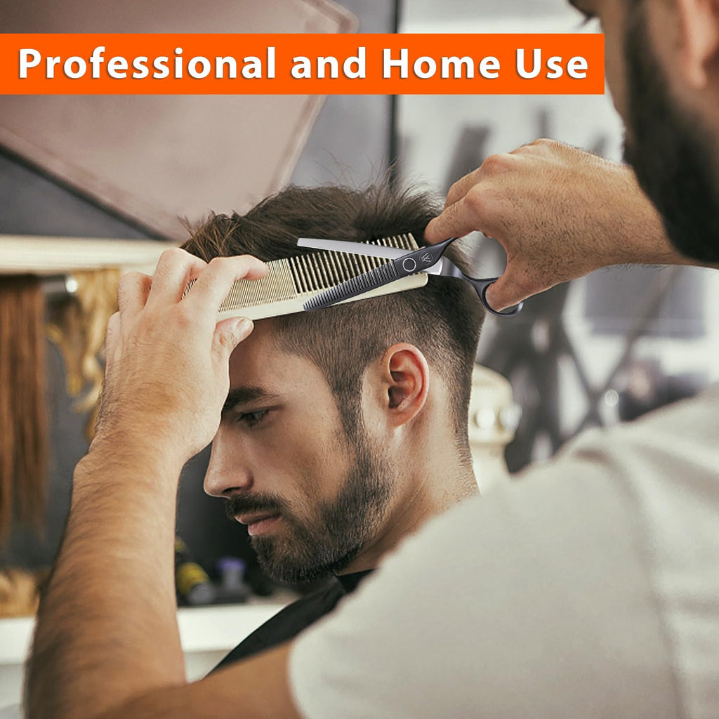 Sirabe HIGH-END Professional Hair Thinning Shears Barber Hair Cutting Texturizing Teeth Scissors with Case, Ultra 440C Sharp Blades for Salon Home Hairdressing