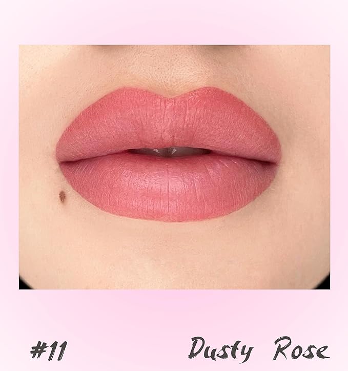 VIVA INK Lip Pigment – Dusty Rose – Permanent Lip Makeup – Microblading Ink for Durable and Colorful Lips – Long Lasting Color Lip Cosmetics (0.2 oz)
