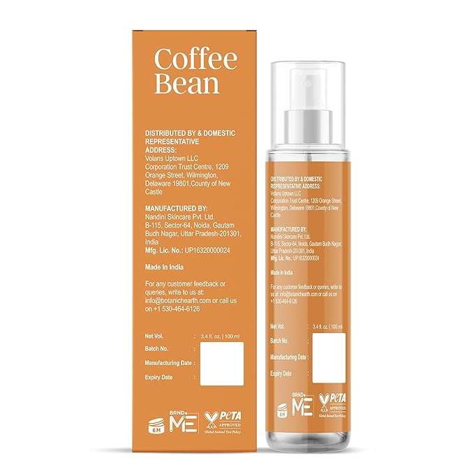 Botanic Hearth Coffee Bean Hair Perfume & Body Mist- 3.4 Fl oz